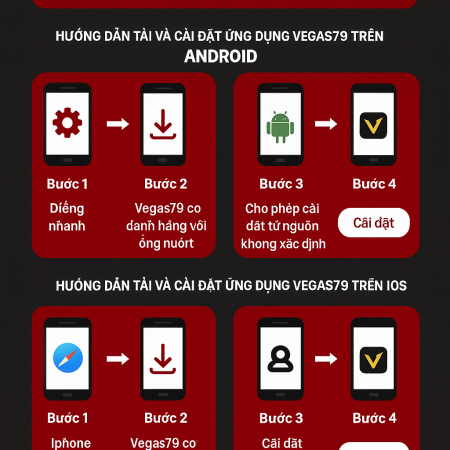 Tải app Vegas79 và cách cài đặt ứng dụng trên điện thoại Android/iOs chi tiết