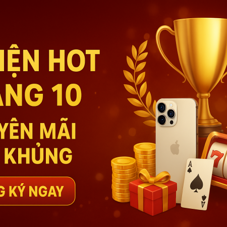 Vegas79 Khuyến Mãi Tháng 10 – Sự Kiện Hot Nhất Năm Với Giải Thưởng Cực Khủng