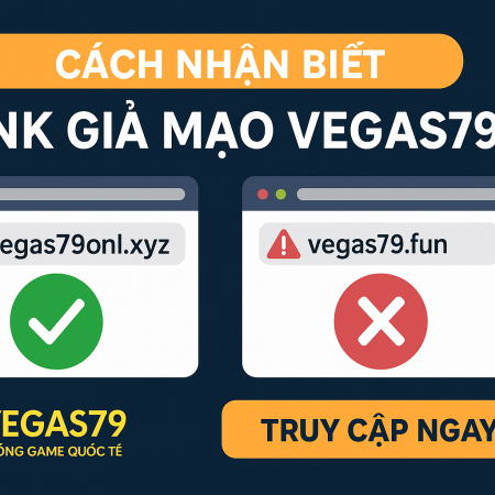 Cách nhận biết link giả mạo Vegas79 – Tránh bị lừa khi chơi game đổi thưởng