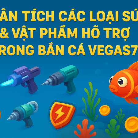 Phân tích các loại súng và vật phẩm hỗ trợ trong bắn cá Vegas79