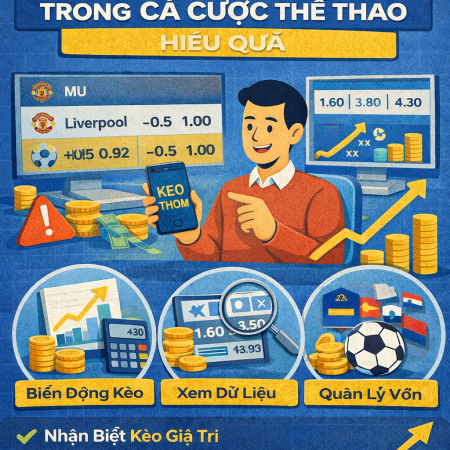 Kinh nghiệm bắt kèo thơm trong cá cược thể thao mới 2025