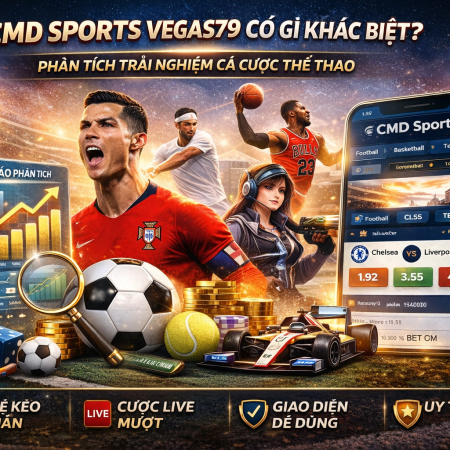 CMD Sports Vegas79 Có Gì Khác Biệt? Phân Tích Chi Tiết Trải Nghiệm Cá Cược Thể Thao