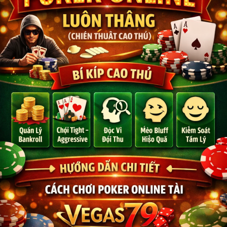 Kinh Nghiệm Chơi Poker Online Luôn Thắng (Chiến Thuật Cao Thủ)