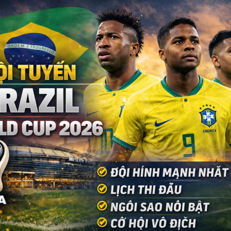 Đội tuyển Brazil tại World Cup 2026: Sức mạnh, đội hình, lịch thi đấu và cơ hội vô địch