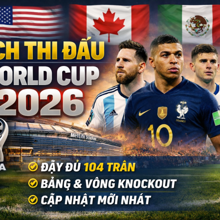 Lịch Thi Đấu World Cup 2026 Chi Tiết 104 Trận Mới Nhất