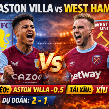 Soi kèo Aston Villa vs West Ham, 21h15 ngày 22/3 – Premier League