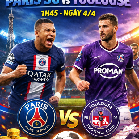 Soi kèo Paris SG vs Toulouse, 1h45 ngày 4/4 – Ligue 1