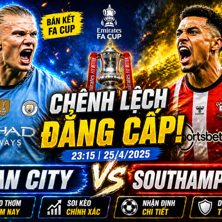 Soi kèo Man City vs Southampton, 23h15 ngày 25/4 – FA Cup