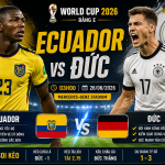 Ecuador vs Đức
