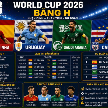 Nhận Định Bảng H World Cup 2026: Tây Ban Nha Đối Mặt Thử Thách Từ Uruguay Và Saudi Arabia
