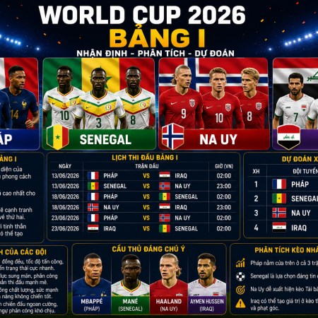 Nhận Định Bảng I World Cup 2026: Pháp Được Đánh Giá Cao Nhất Nhưng Senegal Và Na Uy Không Dễ Bị Khuất Phục